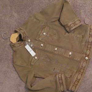 WHBM Casual Pioneer Jacket NWT